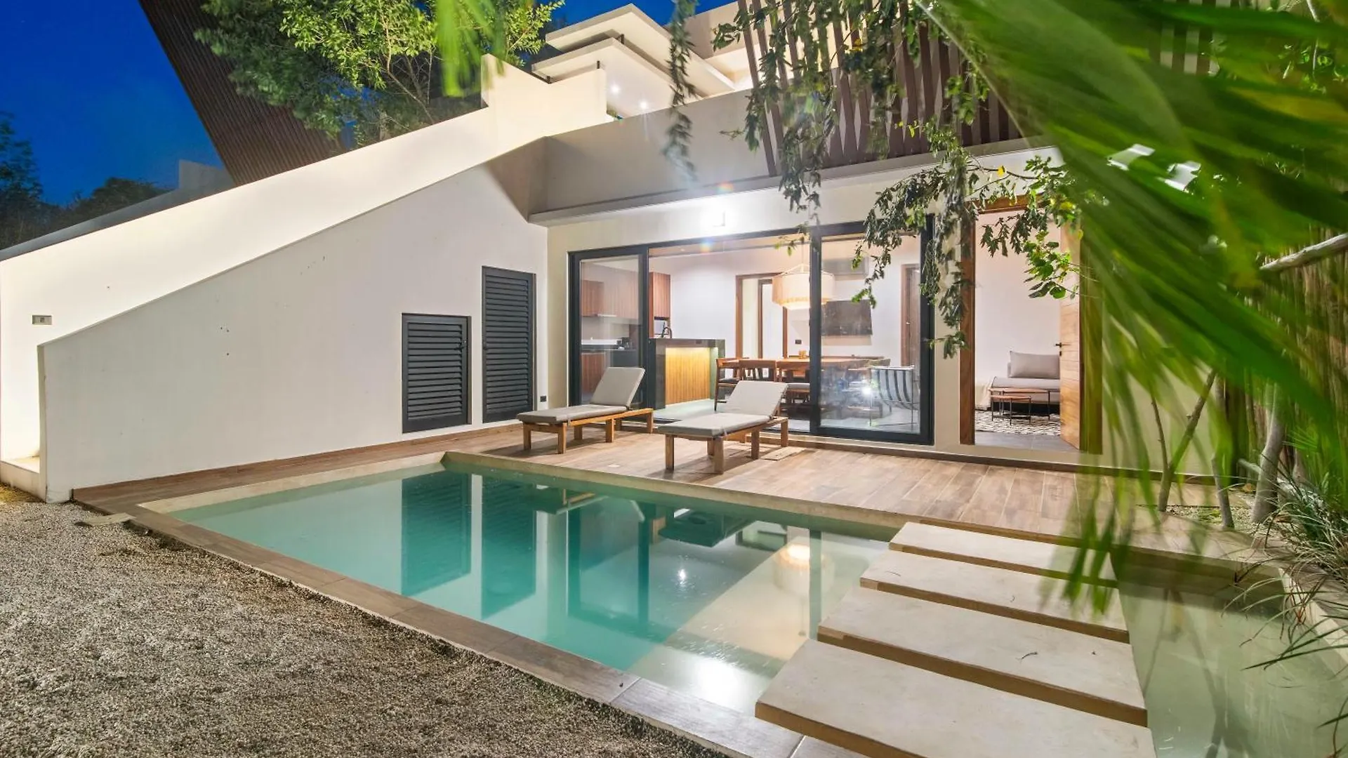 La Veleta Getaway At Asana Leaf House Sleeps 12 Villa Tulum Mexico